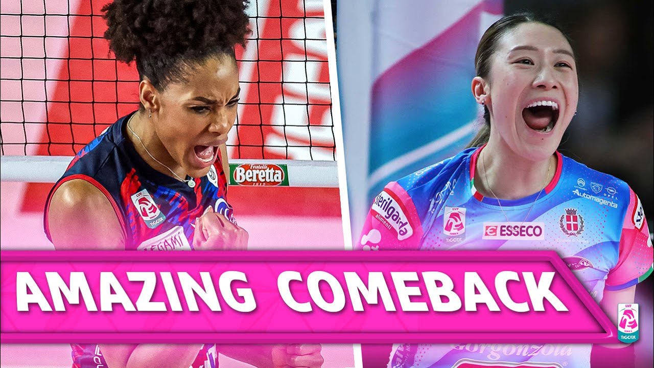 WHAT A COMEBACK! 1^ SET Bergamo - Novara, Serie A1 Tigotà | Lega Volley Femminile 2025