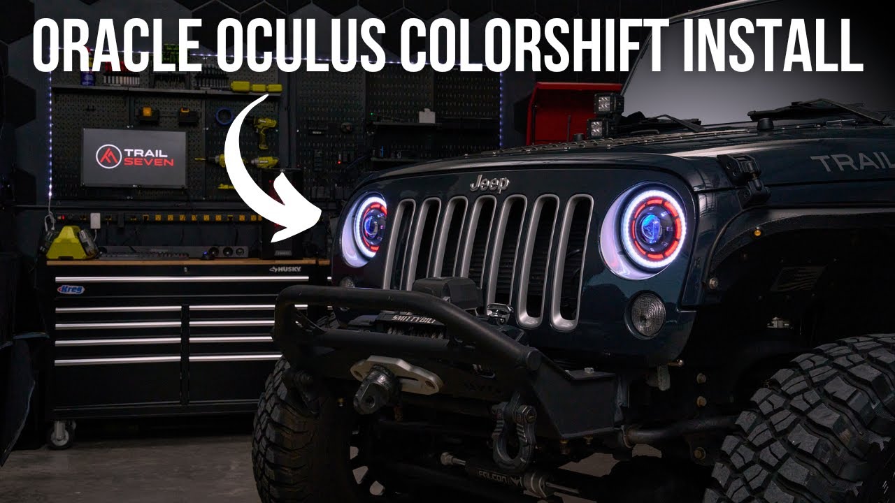 Oracle Oculus Colorshift B-LED Headlight Installation | 2007 - 2018 Jeep Wrangler JK