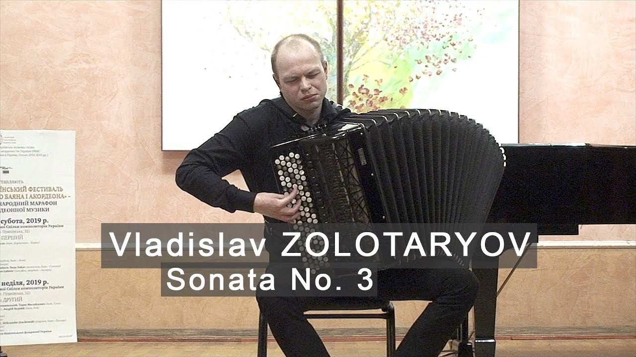 Zolotaryov: Sonata 3 * Золотарев: Соната 3 ACCORDION Adam Maksymienko Akordeon баян Максименко