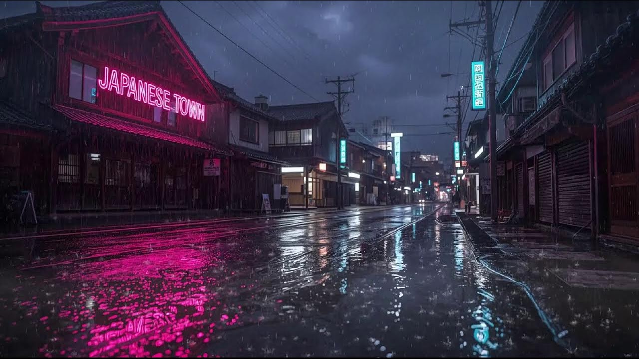 Night Rain Ambience 🌙 Lofi Beats for Focus, Relax & Quiet Moments #80