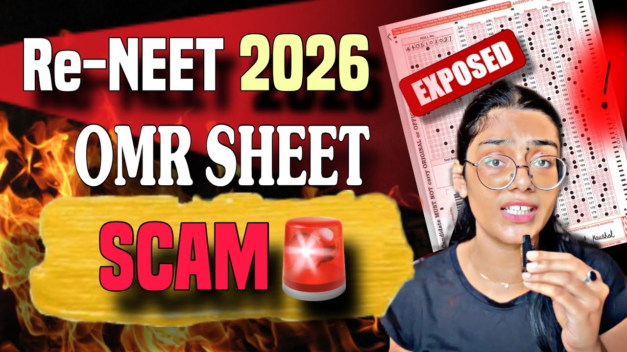 ReNEET 2026 OMR Scam 🚨⚠️ Different marks on OMR vs. Results⁉️ #scam #reneet2026 #neetresult #cutoff