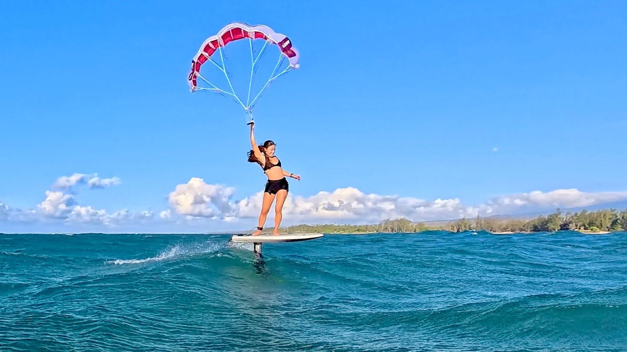 Foiling is fun for everyone here in Maui