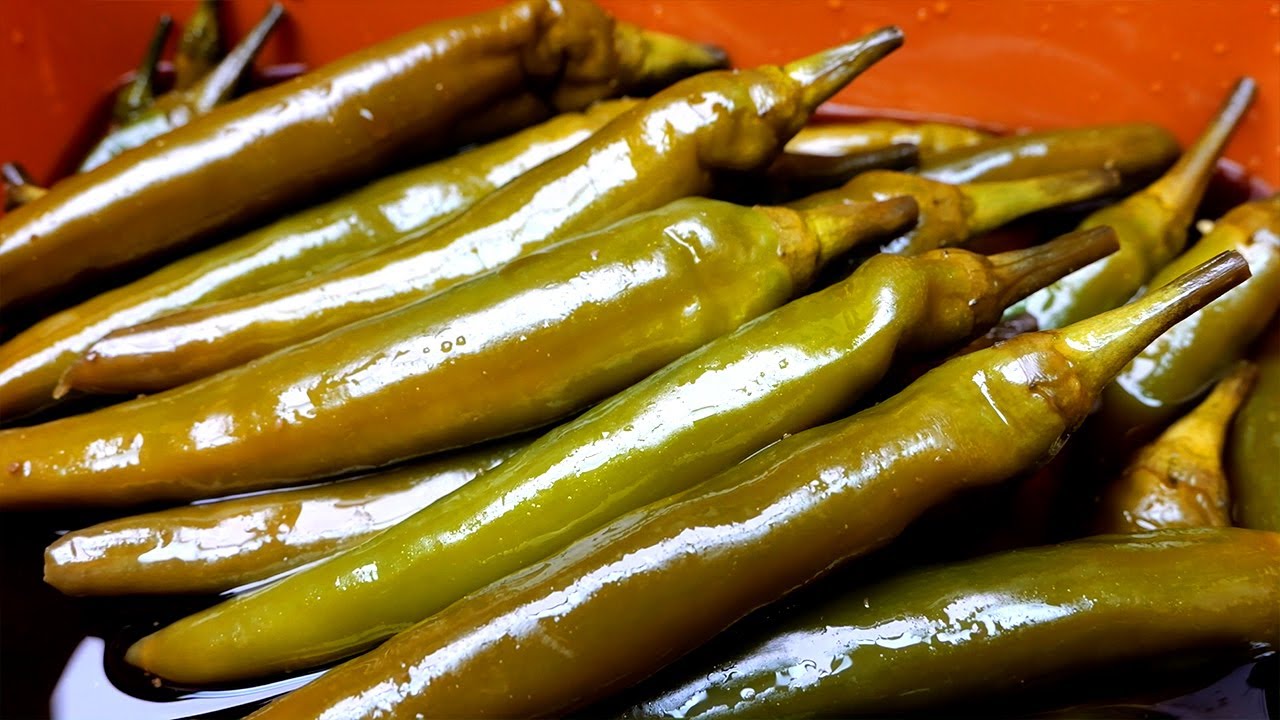 고추장아찌에 