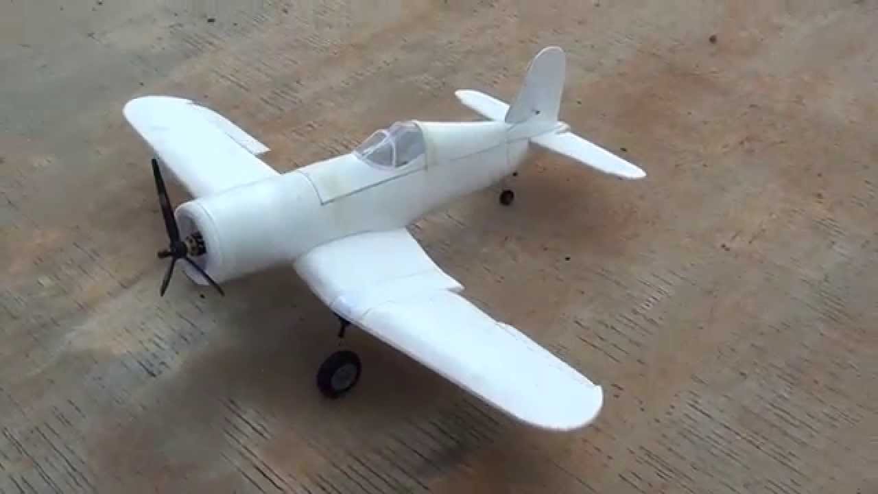 F4U Corsair Depron Maiden Flight (HD)