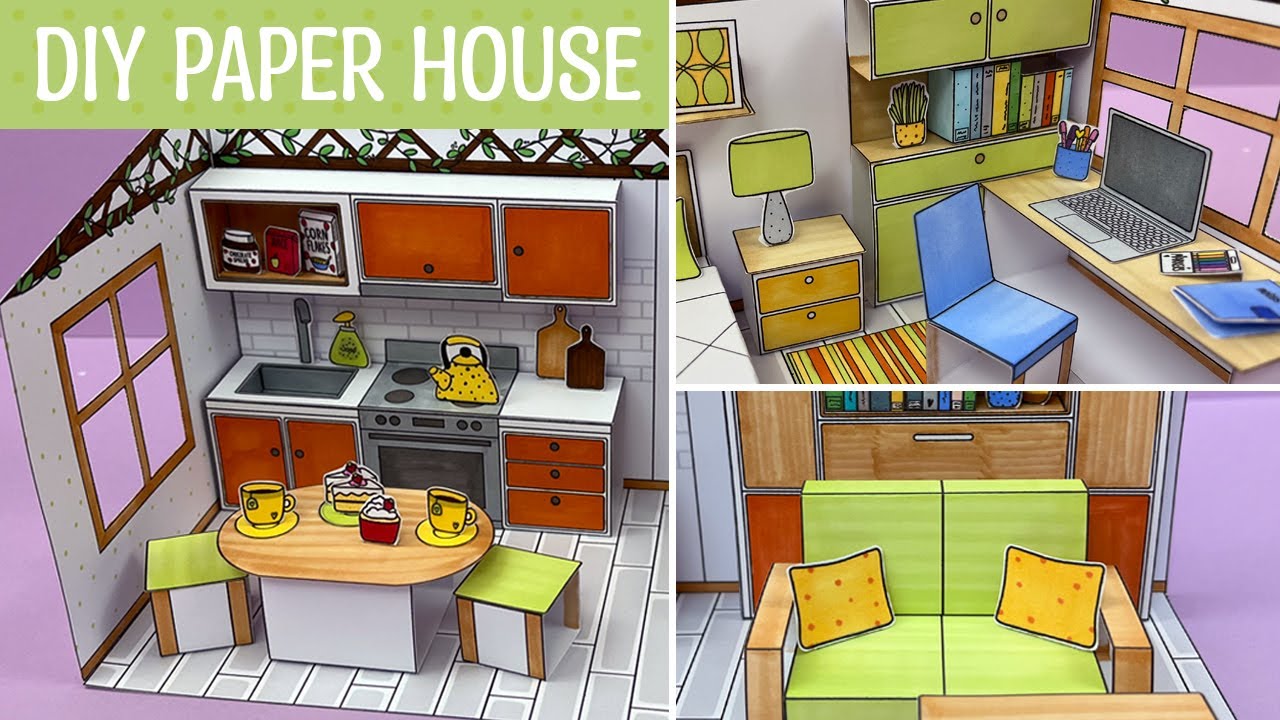 DIY Paper house | Paper craft