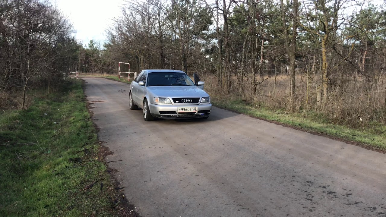 AUDI S6 C4 2.2TURBO. Легенда 90-ых. 0-100 5.5 На чипе PRG
