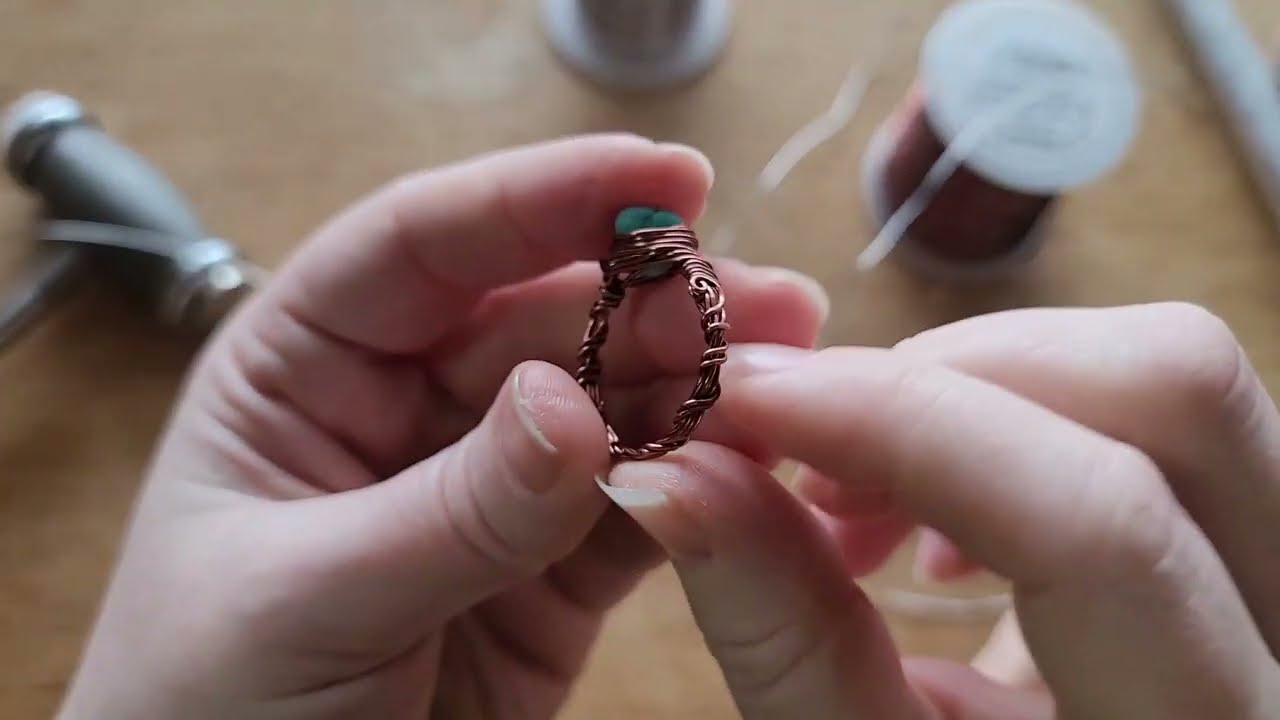 Vine Ring Wire Wrapped Jewelry Tutorial