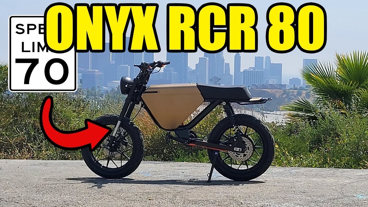 Testing The ONYX RCR 80 Volt - This 70mph E-Bike Is Wild!