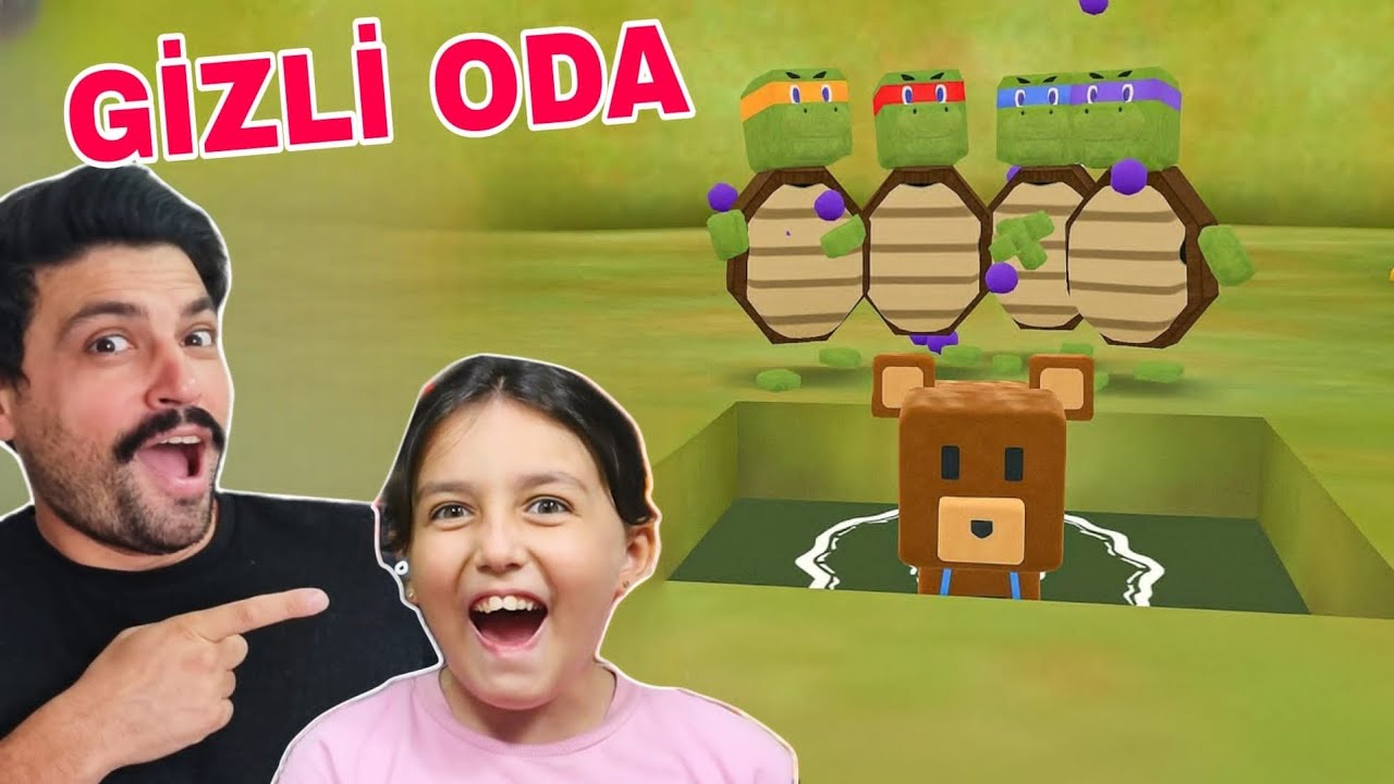 NİNJA KAPLUMBAĞALARIN GİZEMLİ ODASINI BULDUK!🍕