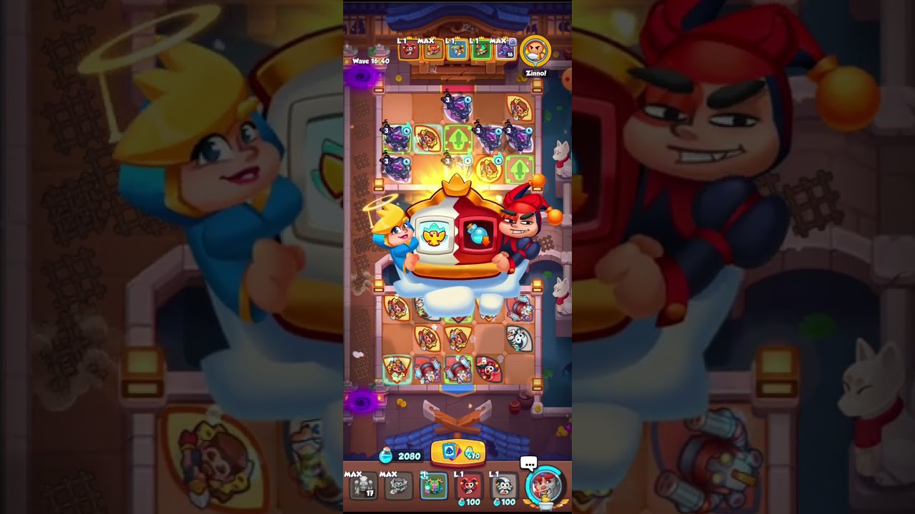 EP.41[Rush Royale] สาธิตการเล่น Robot ใน Co op ชั้น 10  !!