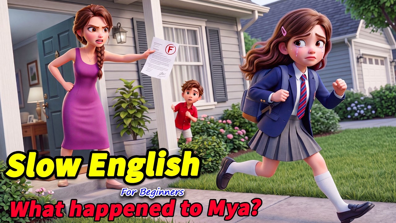 What Happened to Mya? 😢📚 | Slow English | Easy English Listening Story for Beginners (A2 Level)