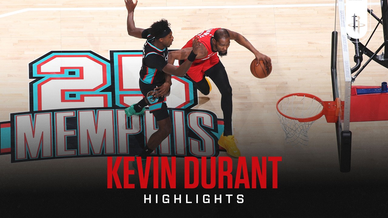 Kevin Durant (25 points) Highlights vs. Memphis Grizzlies