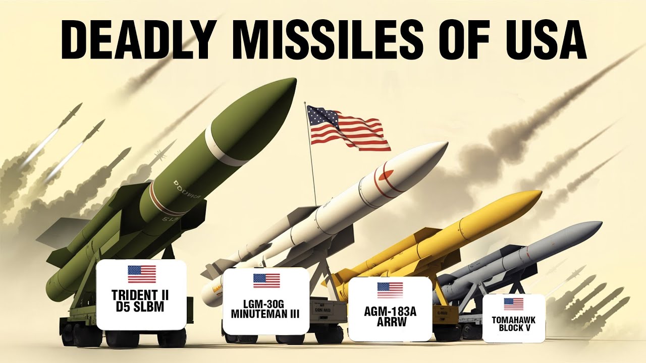 Top 12 Deadly Missiles Of USA in 2025