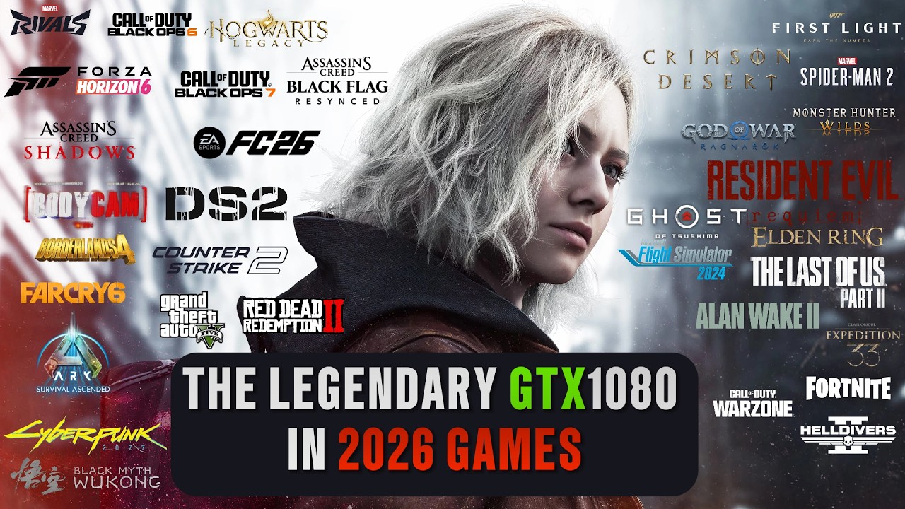 Testing GTX 1080 in 2026 | GTX 1080 & i5 14400F Benchmark in 40 Games