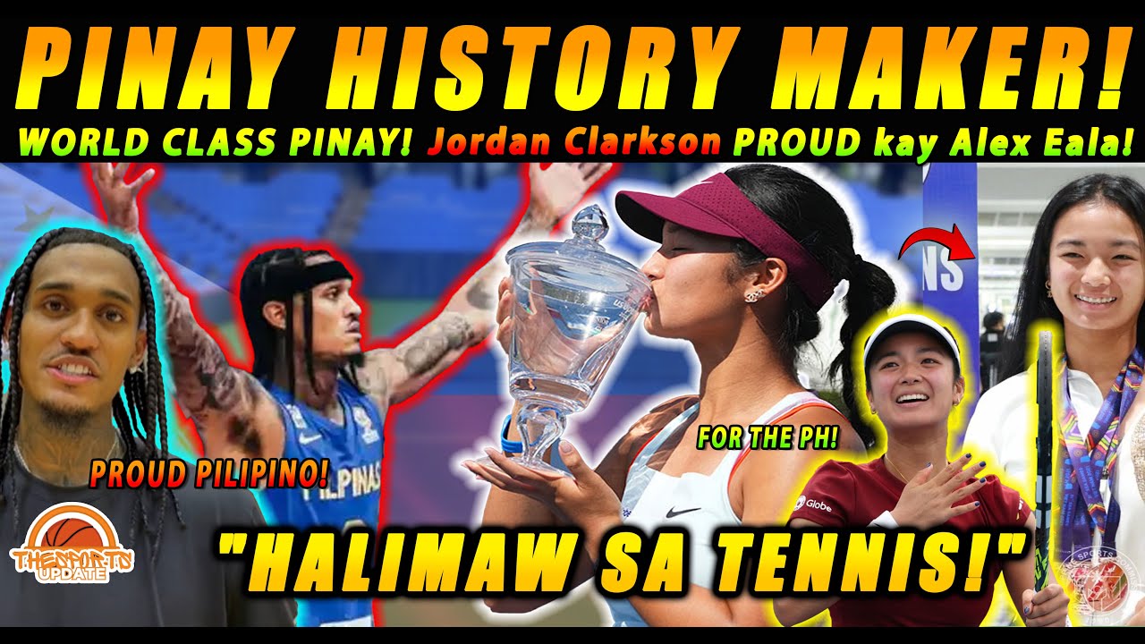 ALEX EALA HISTORY MAKER! Clarkson Proud sa Halimaw ng Tennis! | Clarkson PROUD sa KAPWA na PINOY