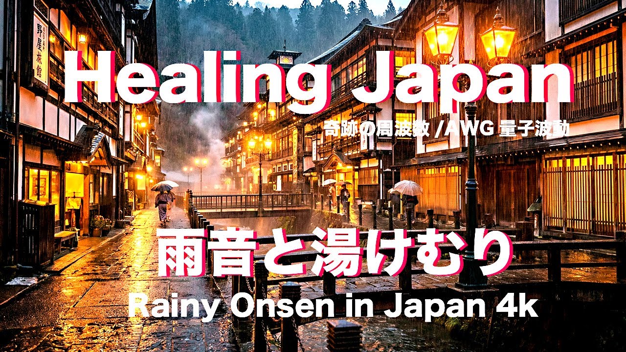 The Beauty of Japan in the Rain: Traditional Onsen Town