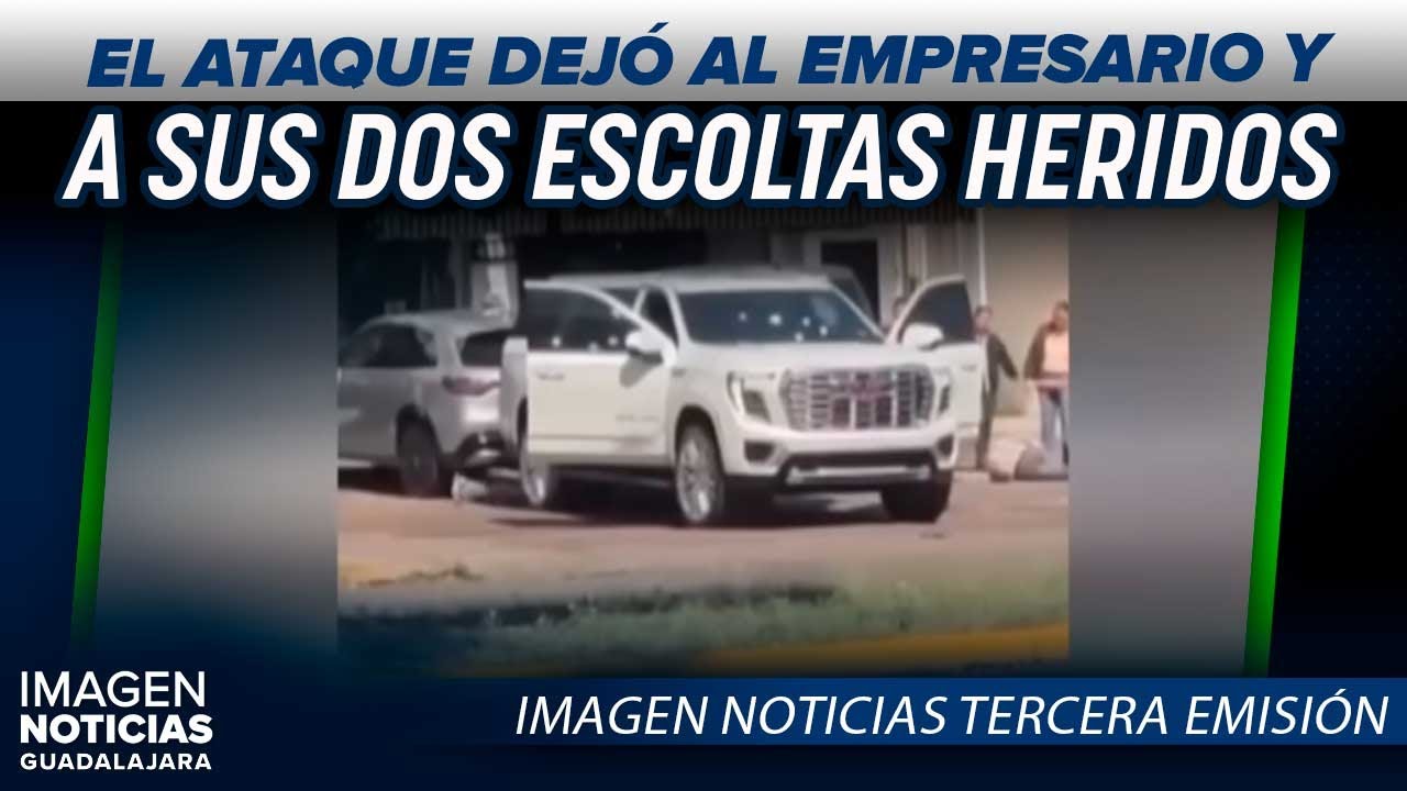 ¡Otro empresario fue atacado a balazos en Zapopan! | Noticias GDL con Ricardo Camarena