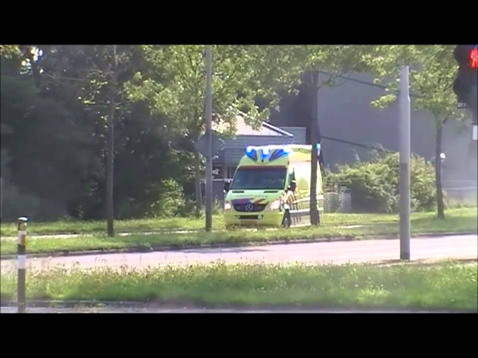 A1, Delfis Ambulance 02-129 Heerenveen naar het Medisch Centrum Leeuwarden