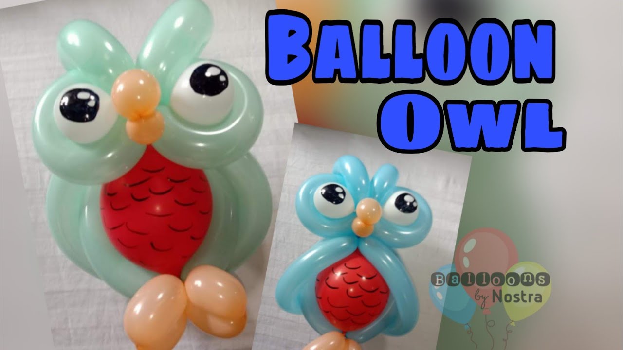 How to make balloon Owl / Step by step tutorial