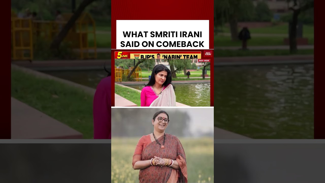 What Smriti Irani Said On Her Comeback | BJP News | Nitin Nabin | Smriti Irani News