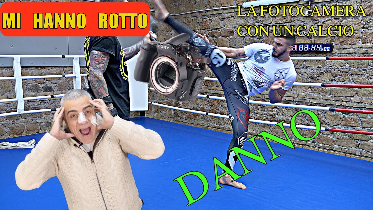Mi hanno rotto la fotocamera con un Calcio girato , tutorial calcio girato finito male