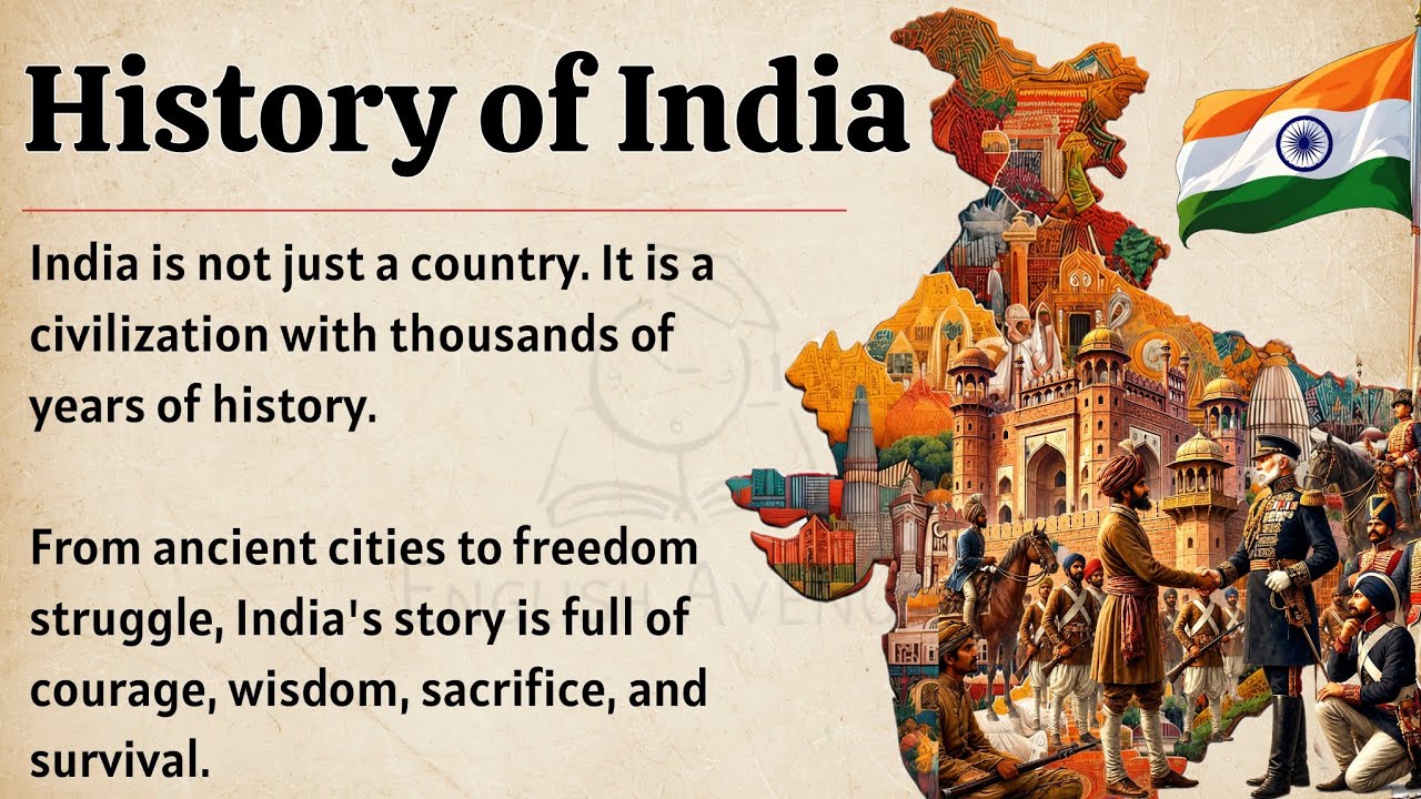 The Full History Of India | Learn English Through Story Level 2 🔥 | Improve Your English Fluency ✅️