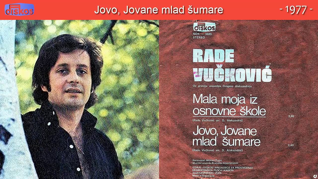 Rade Vuckovic - Jovo, Jovane mlad sumare - (Audio 1977)