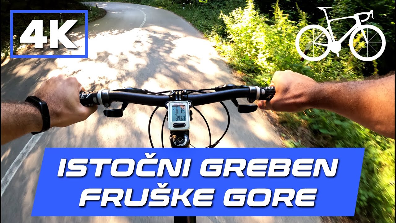 Istočni greben Fruške gore - Biciklom (4K)