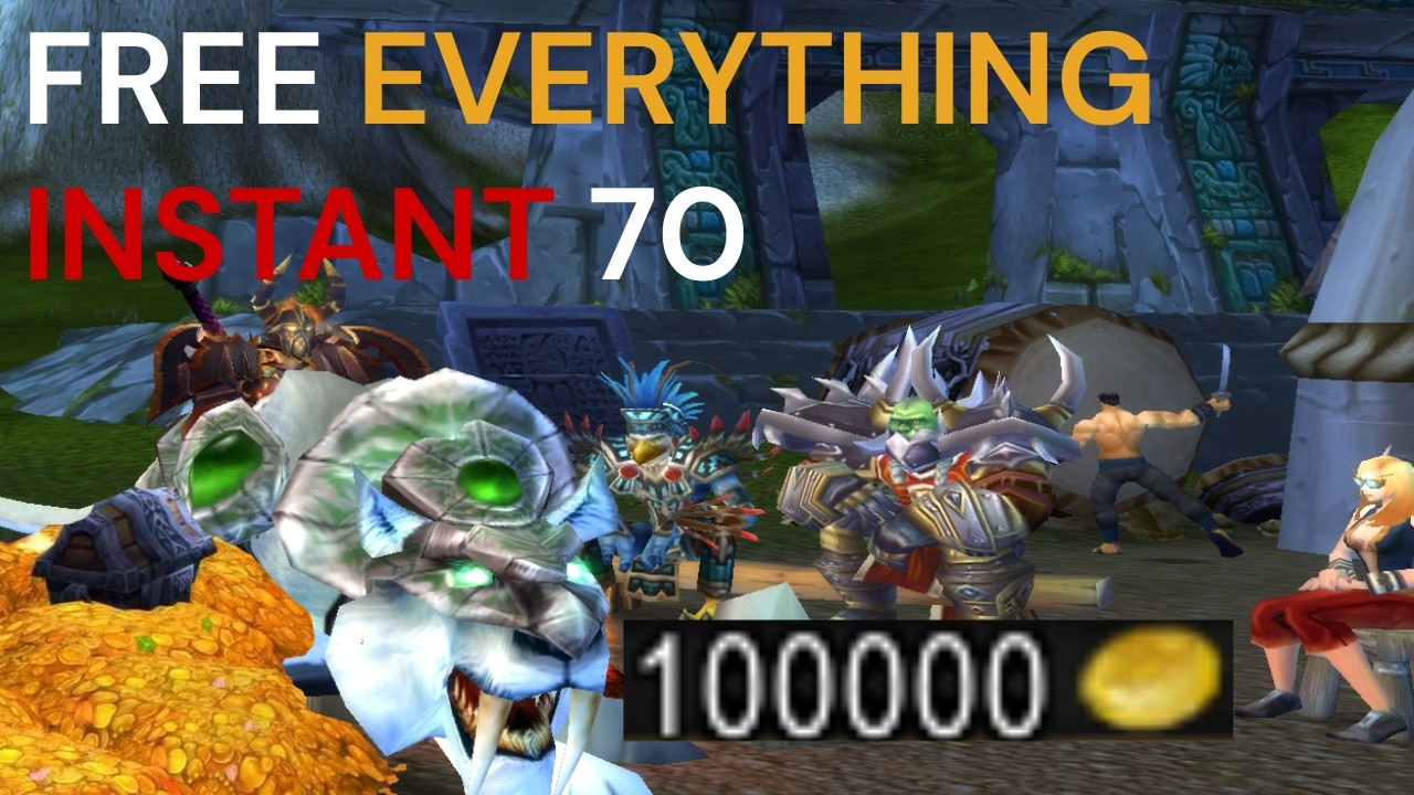 Instant Max Level & Free Items WoW Server | TBC World of Warcraft Server | Smolderforge