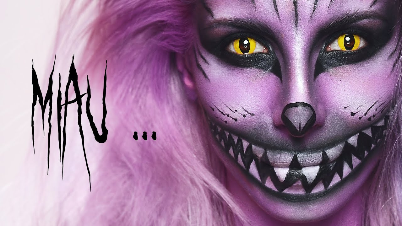 •Halloween:  Cheshire Cat Make-UP•