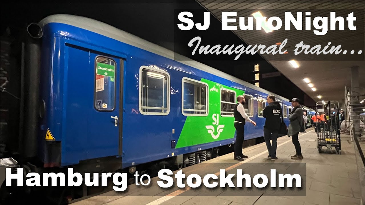 Hamburg to Stockholm by SJ EuroNight sleeper train