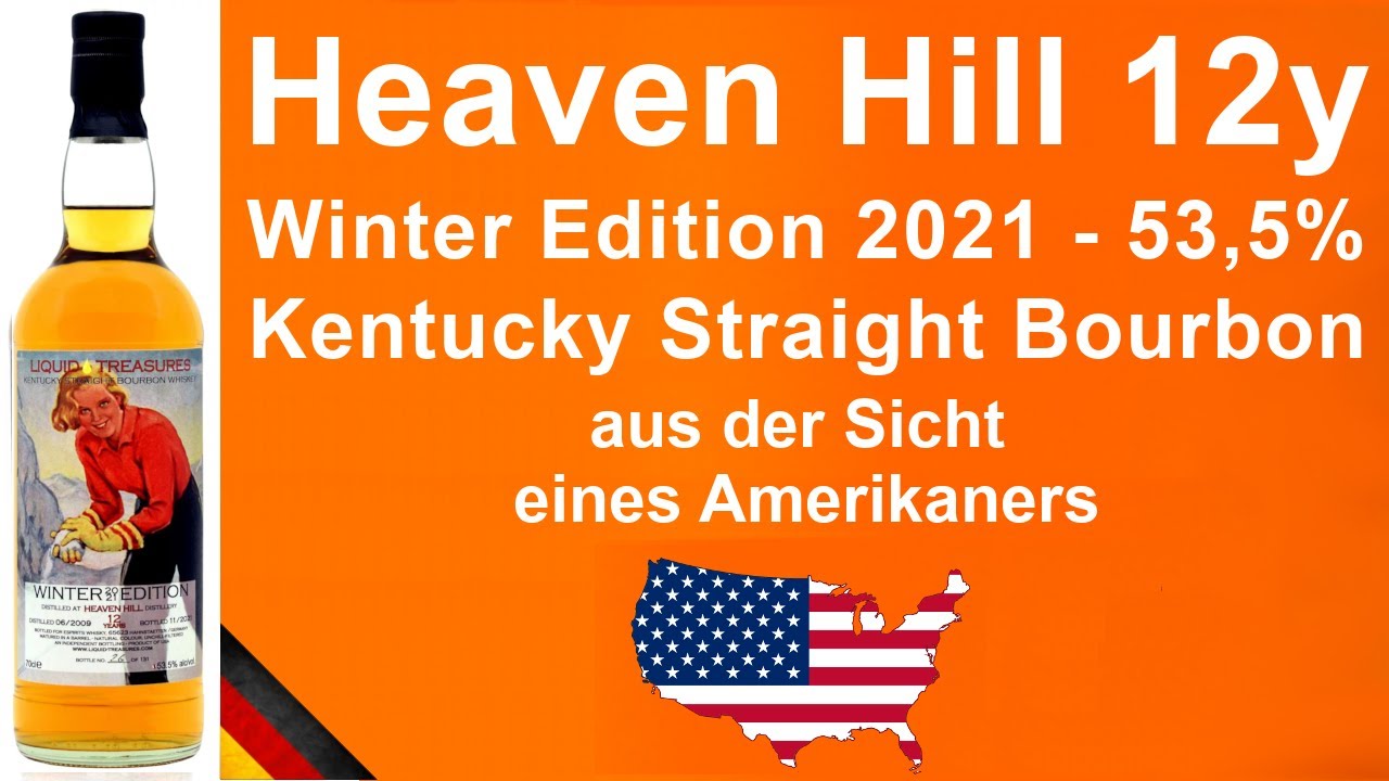 Heaven Hill 12 Jahre alt Winter Edition 2021 - 53,5% Kentucky Straight Bourbon von Liquid Treasures