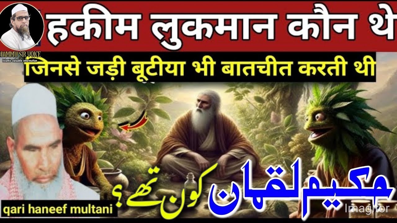 हजरत लुकमान अलैहिस्सलाम का किस्सा | qari hanif ka bayan | हकीम लुकमान का | Qari haneef multani