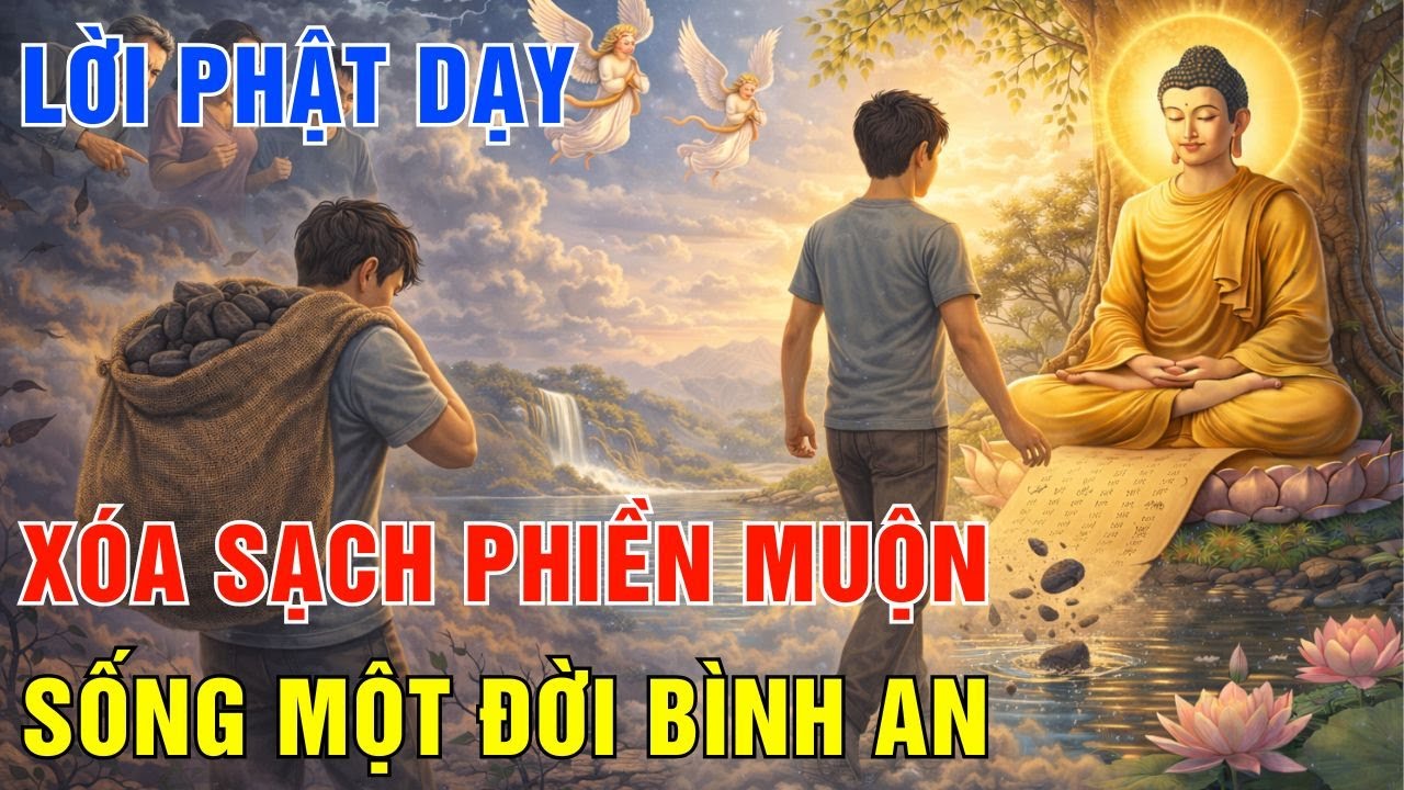 Bí Quyết Phật Dạy Về Buông Bỏ Con Đường Xóa Sạch Phiền Muộn Sống Một Đời Bình An| Một Ngày An Lành