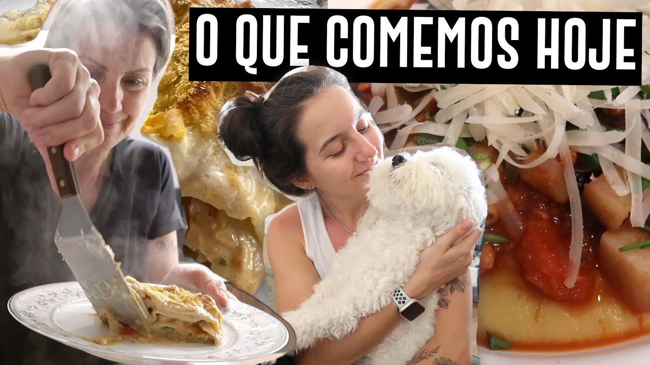 O QUE COMEMOS HOJE | ALMOÇO NA MINHA MÃE E JANTAR DELICIOSO | TNM Vegg