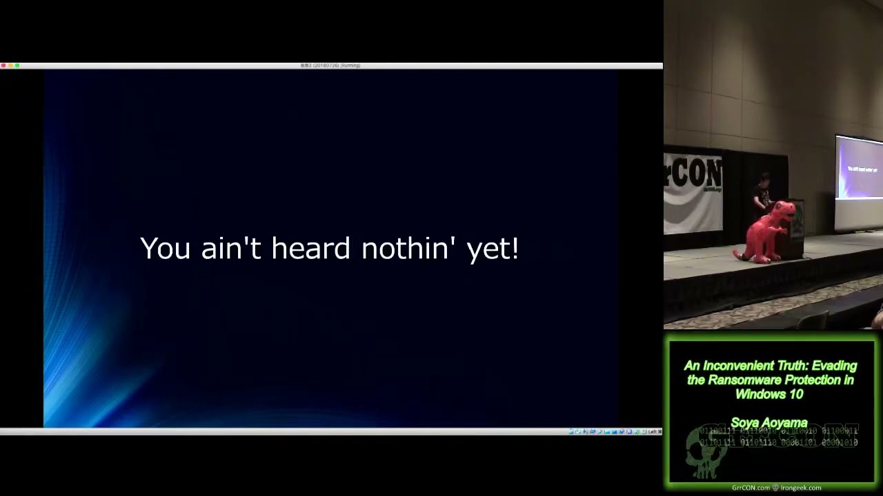 An Inconvenient Truth Evading the Ransomware Protection in Windows 10 Soya Aoy