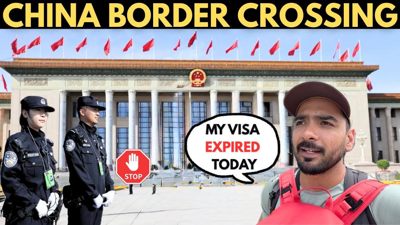 China - Mongolia Land Border Crossing on Last Day Of Visa | Almost Deported