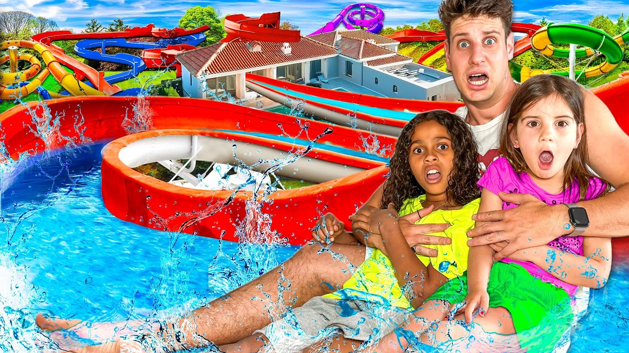 MIKE E AURORA HO COSTRUITO UN PARCO ACQUATICO GIGANTE CON DAYANA NELLA NOSTRA CASA E LAURA LO SCOPRE
