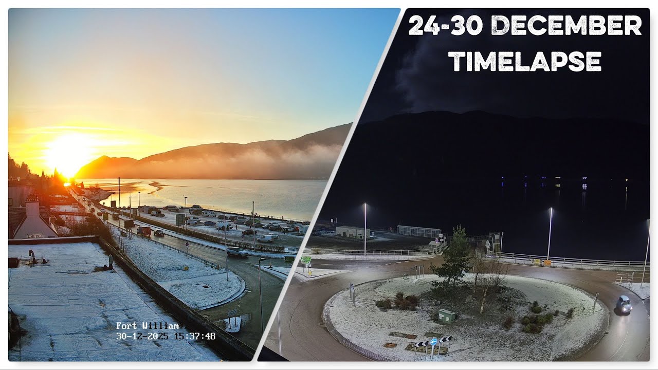 [Timelapse] 24-30 December 2025 | Weather in Fort William