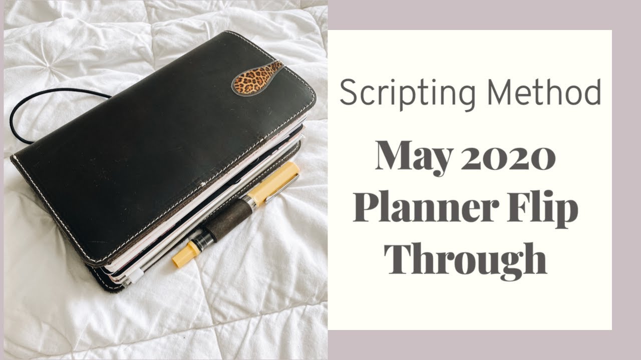 May 2020 Planner Flip Through Using The✨SCRIPTING METHOD✨ | The Pixie Planner