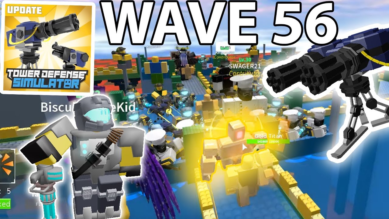 NEW SENTRY TOWER/GOLD TITAN | Tower Defense Simulator ROBLOX