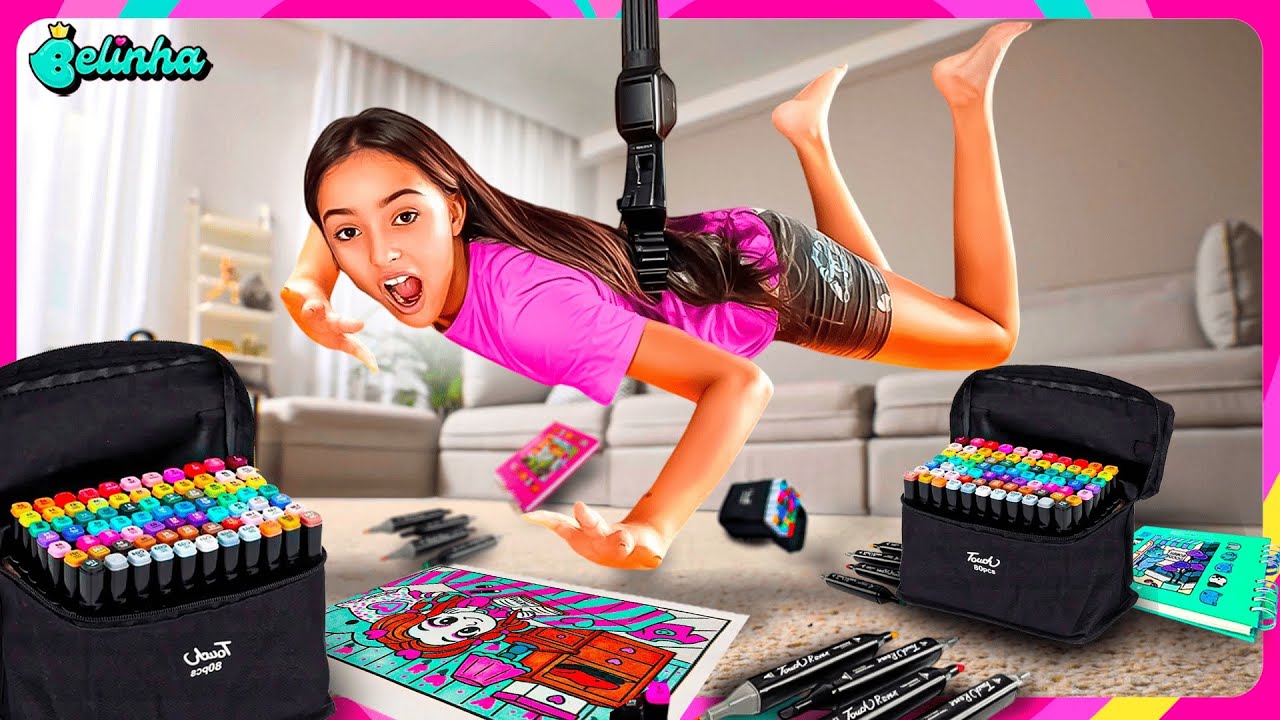 24 HORAS COLORINDO BOBBIE GOODS COM DESAFIOS EXTREMOS 