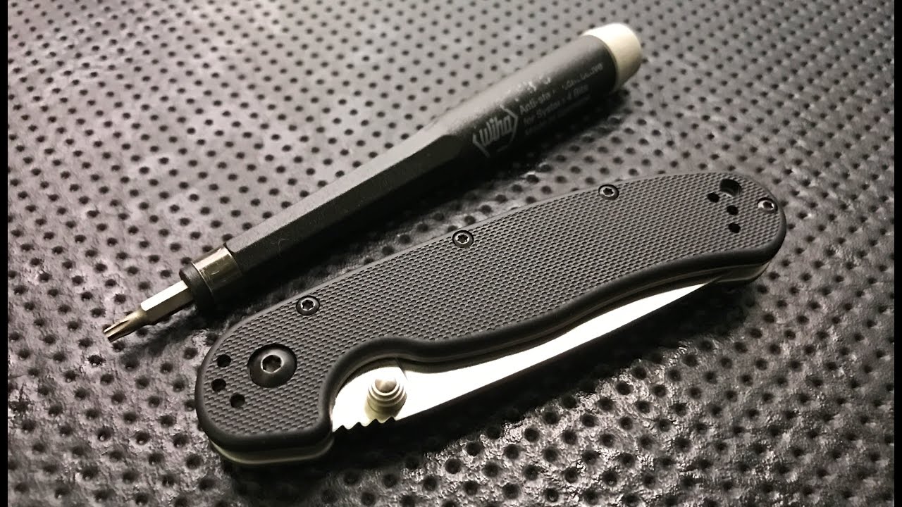 How to disassemble and maintain the Ontario RAT 2 pocketknife
