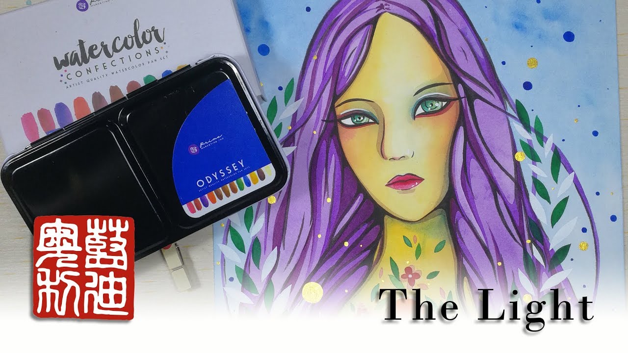 Unboxing and trying the Prima Marketing Watercolor Confections Odyssey. - Watch Me Paint