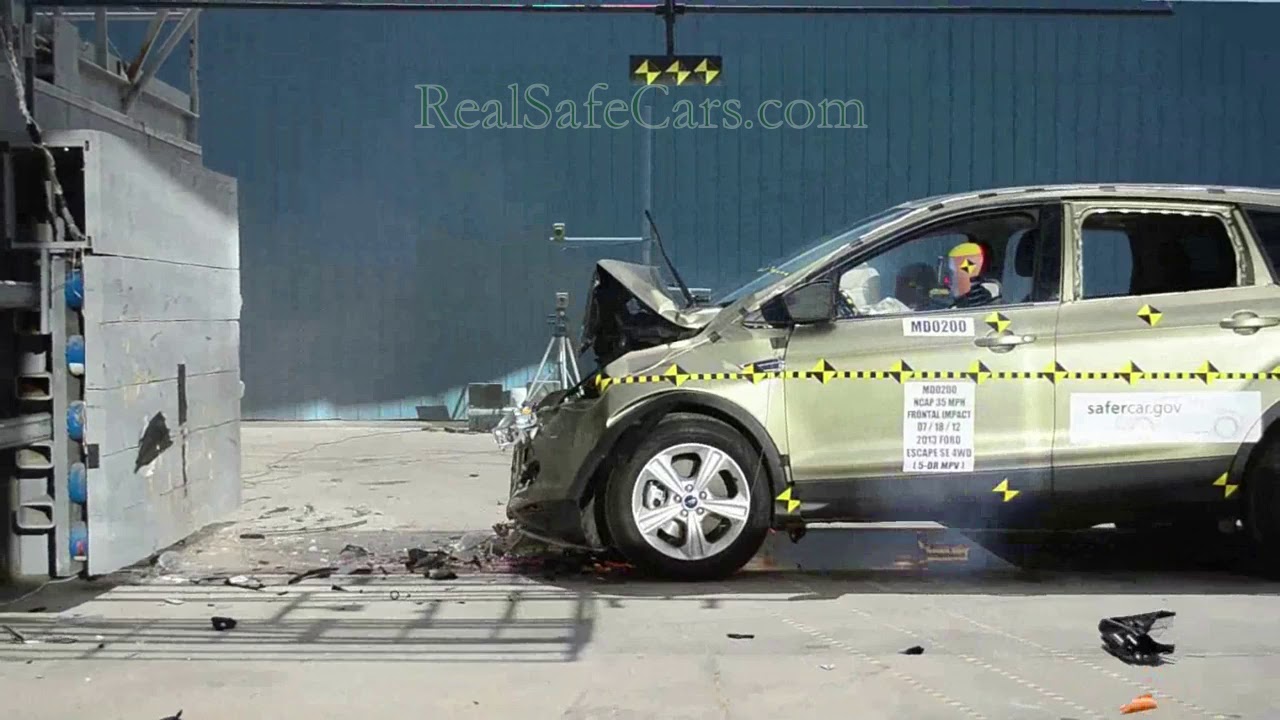 Ford Escape (2013-2019) Crash Tests (Side-Pole, Front, Side)
