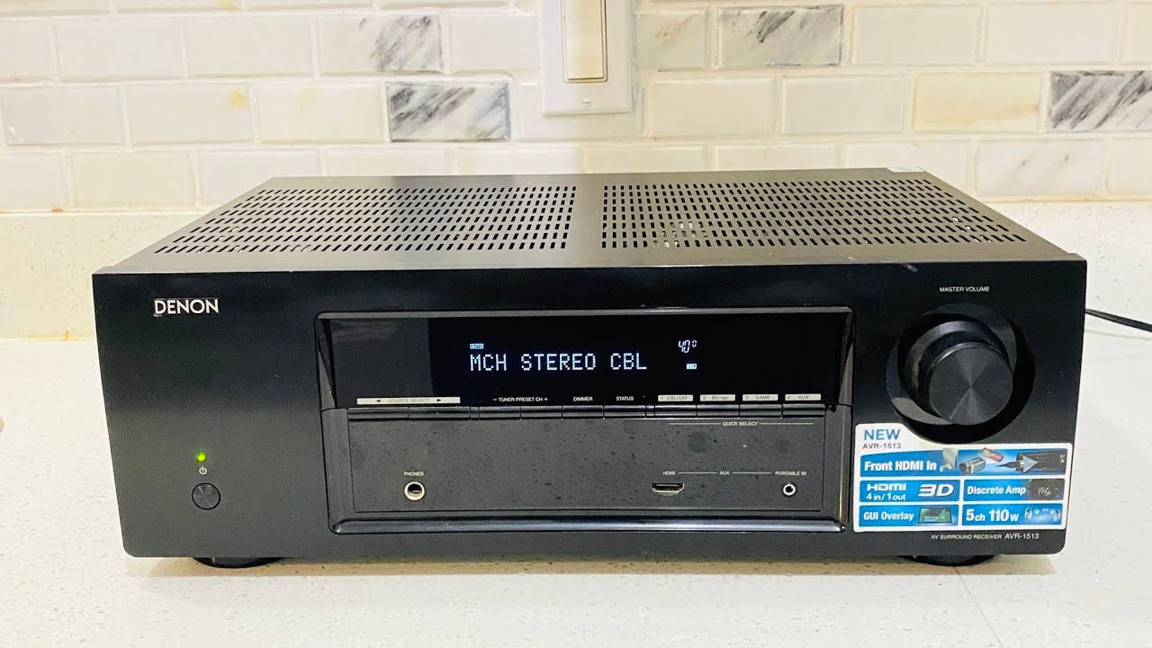 Denon AVR 1513 HDMI model panel demage piece 