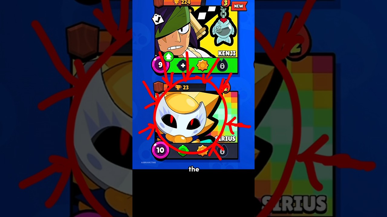 Hidden Easter Egg with new Brawler Sirius 🥚👀 #brawlstars #shorts