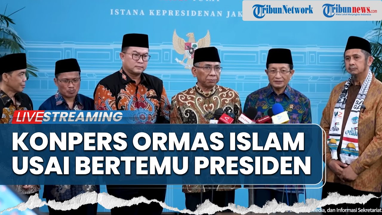 🔴Keterangan Pers Menteri Agama Bersama Ormas Islam usai Bertemu Presiden Prabowo