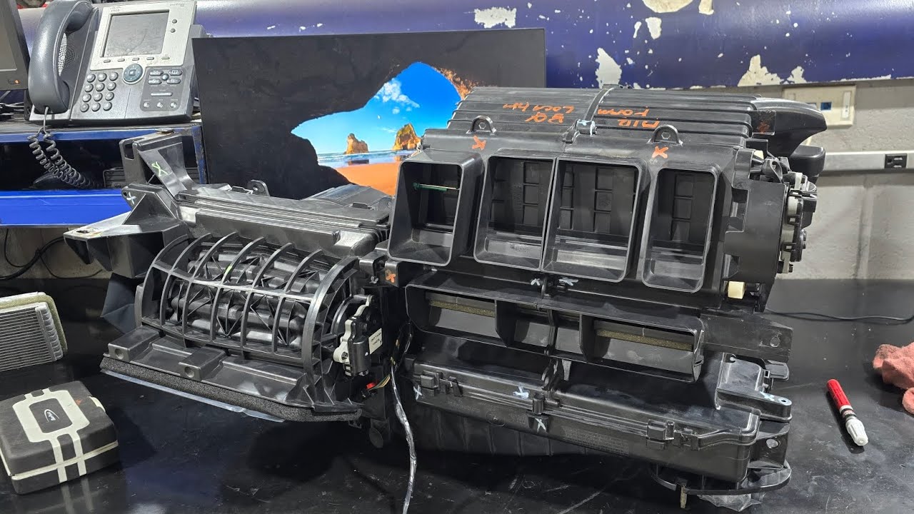 Repair to the hvac box of the Chevy Equinox.