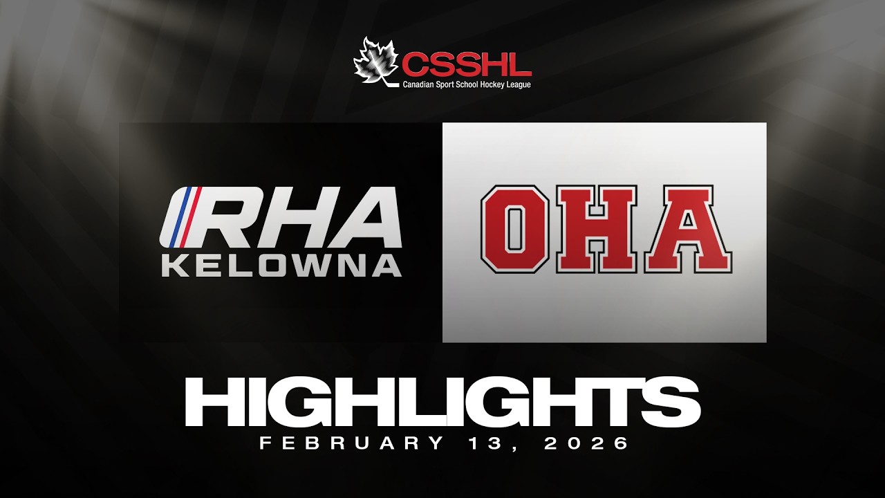 RHA Kelowna vs Okanagan Hockey Academy U15 Prep 2/13 | CSSHL Highlights